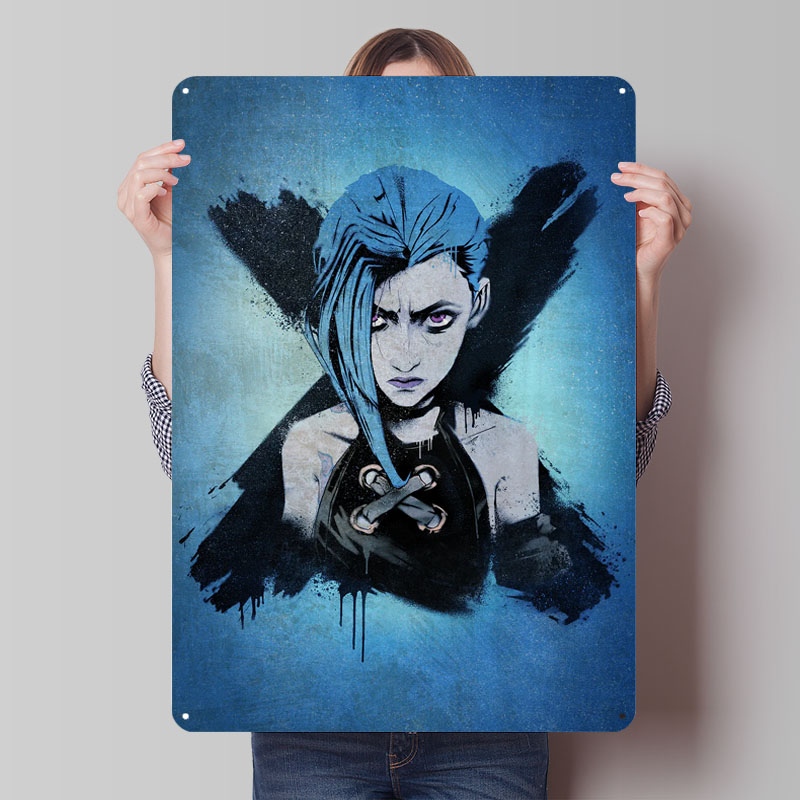 Jinx Gaming Accessories - Jinx Graffiti Poster Arcane Game Metal