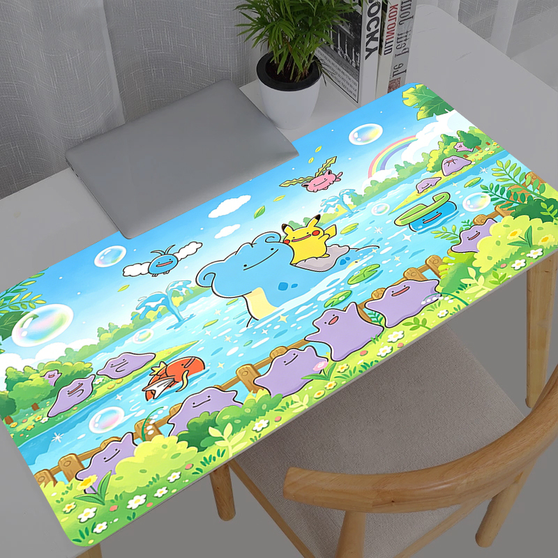 Gaming Accessories For Gaming Setup - Mouse Pad Pokemon Pikachu Anime Durable