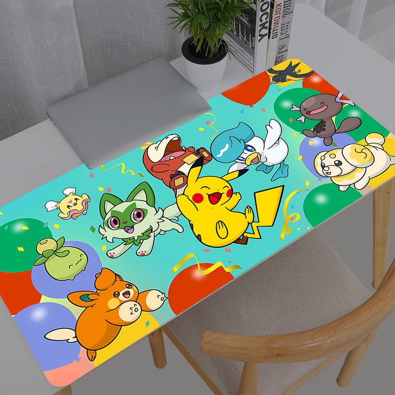 Gaming Accessories For Gaming Setup - Mouse Pad Rubber Table Pokemon Pikachu