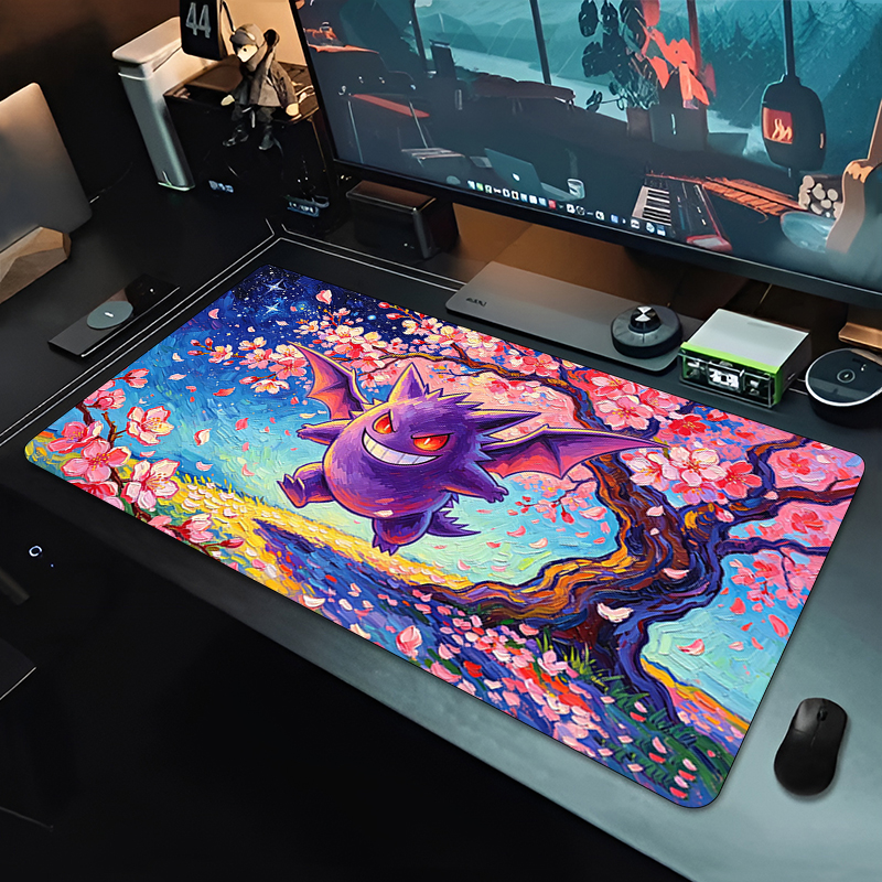 Gaming Accessories For Gaming Setup - Mouse Pad sakura Gengar Gaming Accessories