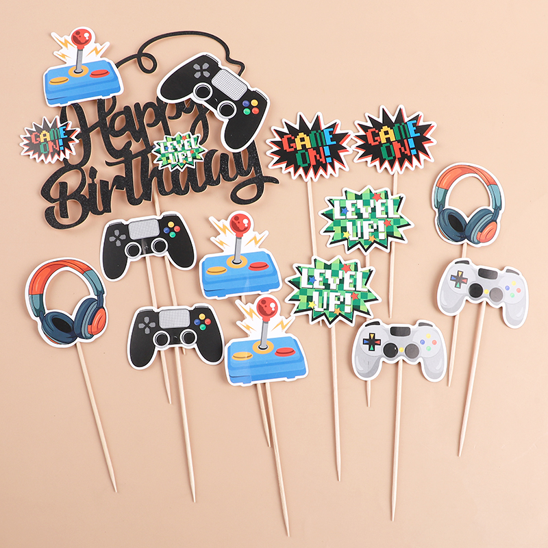Gaming Accessories Sale - 13Pcs Video Retro Game Cake Toppers