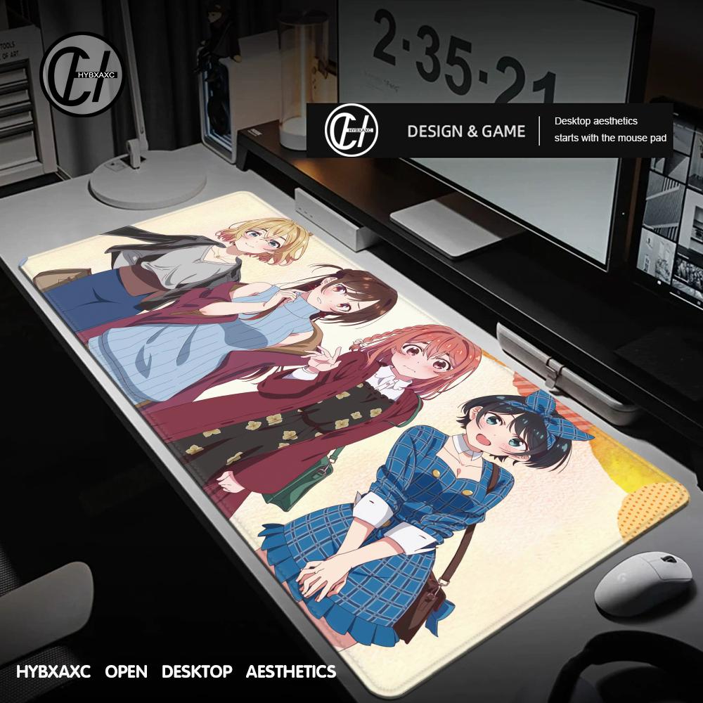Gaming Accessories Rent - Rent-A-Girlfriend Mousepad Rubber Cartoon Anime Gaming