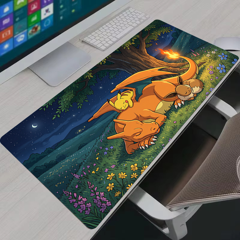 Gaming Accessories For Gaming Setup - Mouse Pad Anime PC Gamer Cabinet