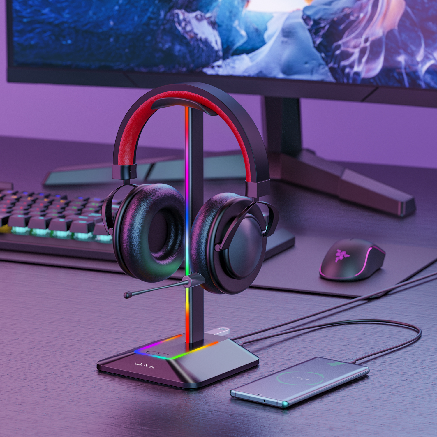 New Bee Z8 RGB Headphones Stan - Gaming Accessories Sale 리뷰 및 가격
