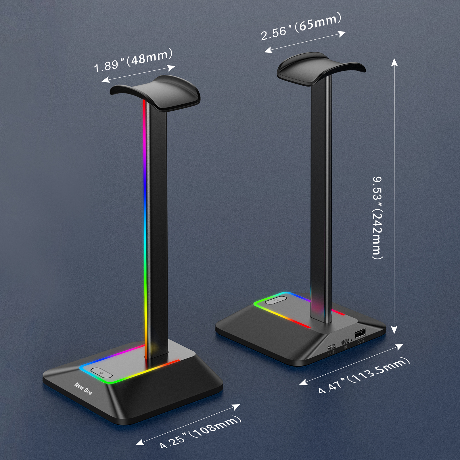 New Bee Z8 RGB Headphones Stan - Gaming Accessories Sale 리뷰 및 가격