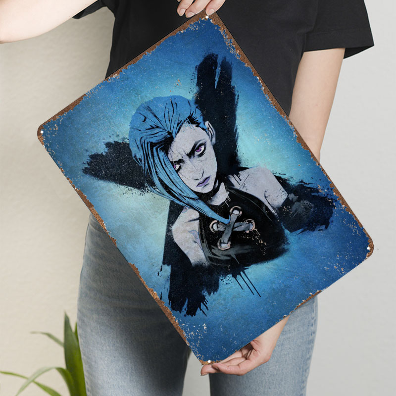 Jinx Graffiti Poster Arcane Ga - Jinx Gaming Accessories 리뷰 및 가격