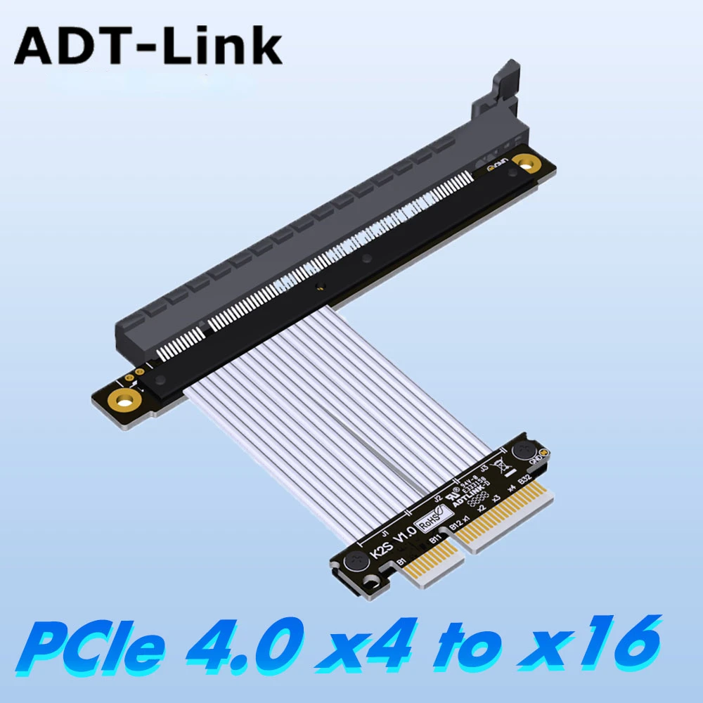 PCI-E 4.0 x4 to x16 Riser Jump - Vertical Gpu Bracket 리뷰 및 가격