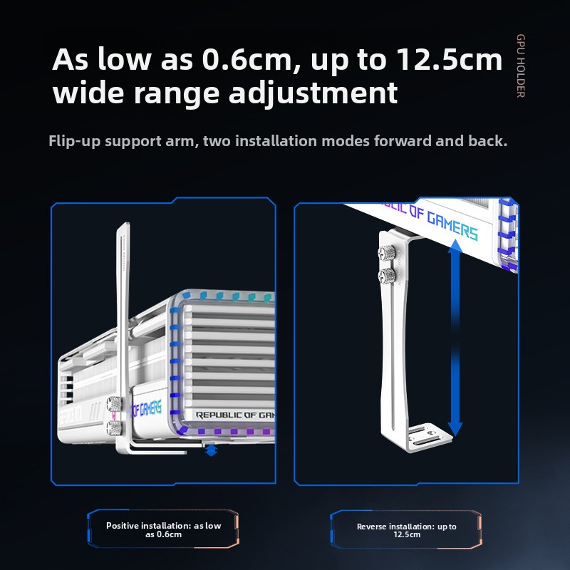 Universal Aluminum GPU Brace S - Vertical Gpu Bracket 리뷰 및 가격