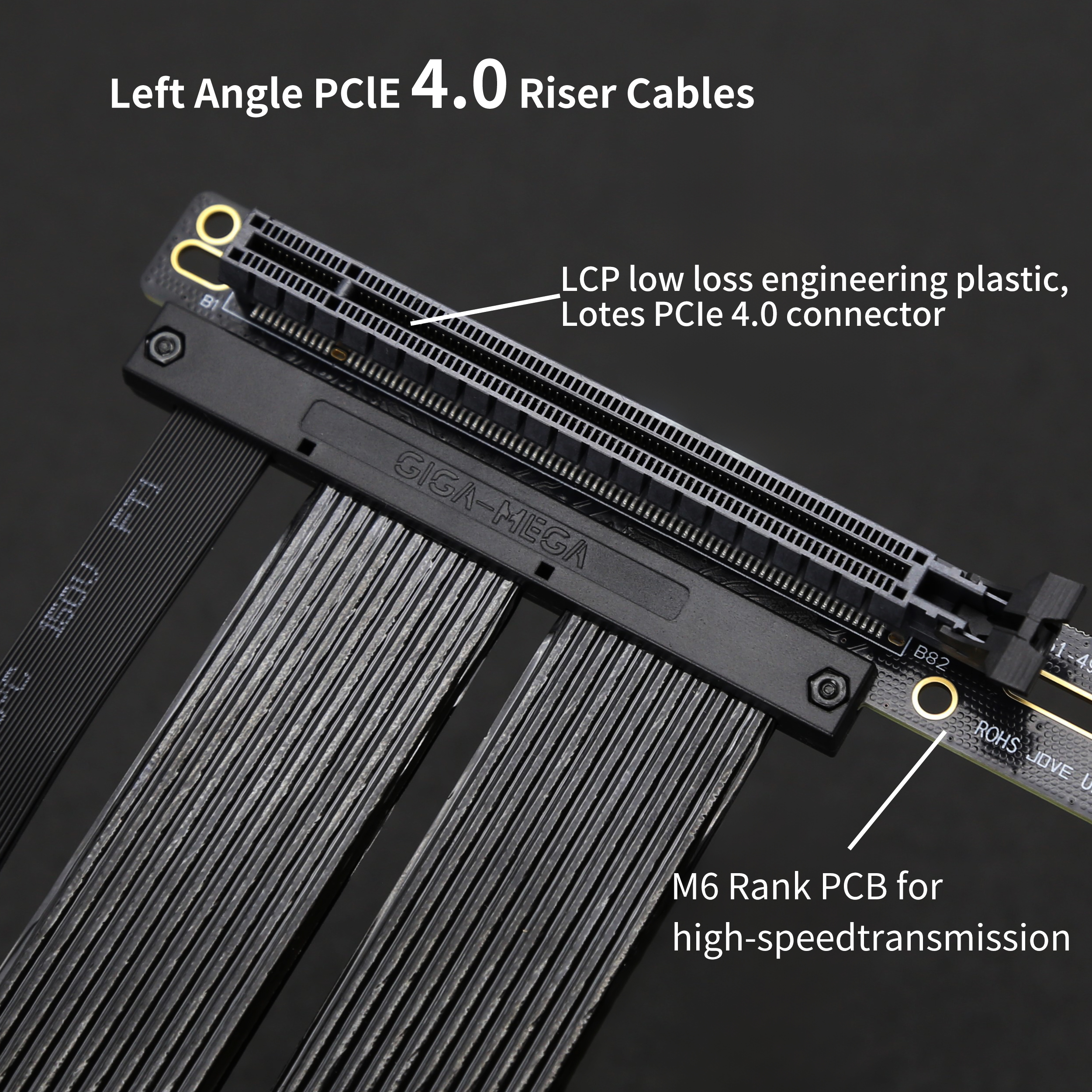 Left Angle PClE 4.0 Riser  cab - Vertical Gpu Bracket 리뷰 및 가격