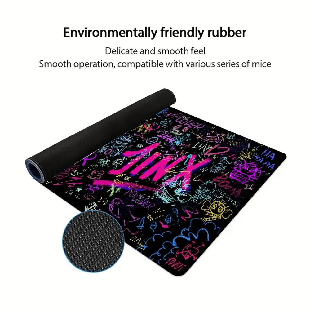 Graffiti style Jinx Mouse Pad  - Jinx Gaming Accessories 리뷰 및 가격