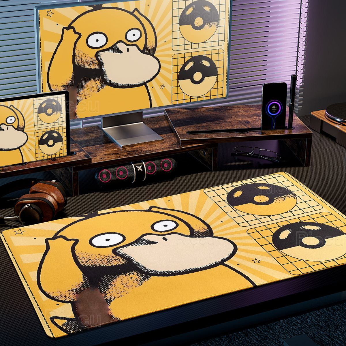 Cartoon Pokémon Mouse Pad Non- - Gaming Accessories For Pc Setup 리뷰 및 가격