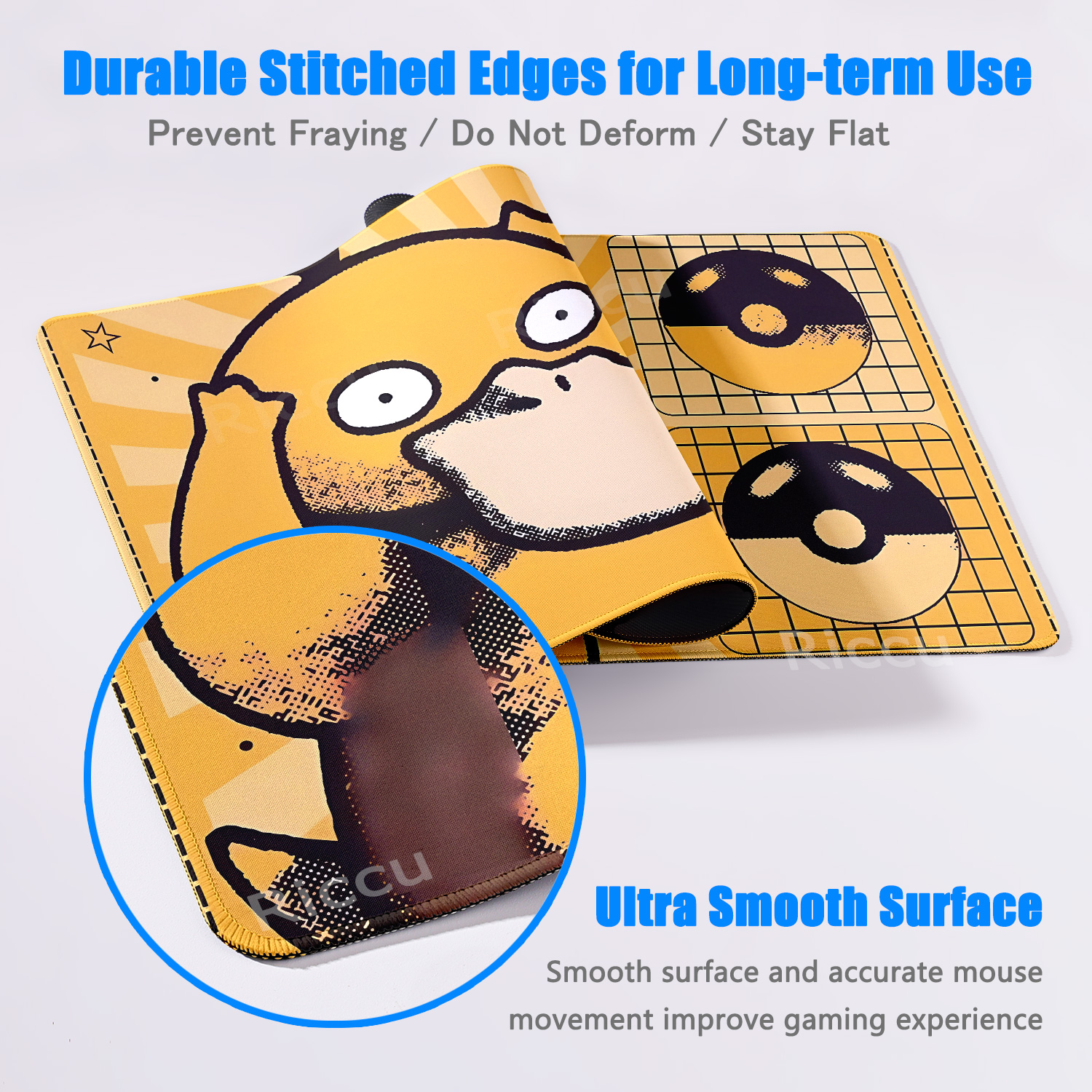 Cartoon Pokémon Mouse Pad Non- - Gaming Accessories For Pc Setup 리뷰 및 가격