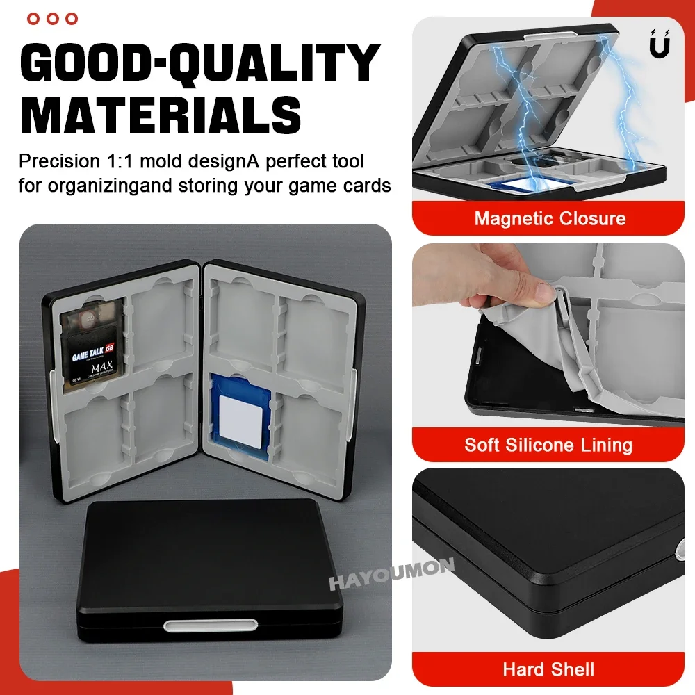 Portable 8 in 1 Game Card Stor - Gaming Accessories Box 리뷰 및 가격