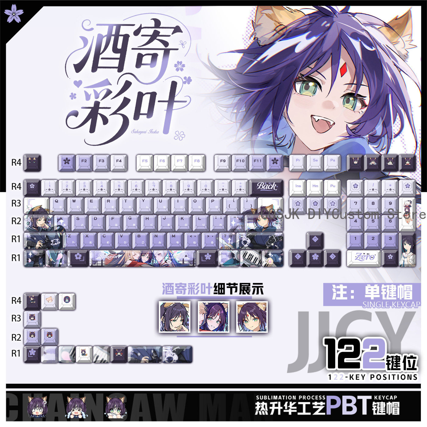 122 Keys Anime Cosmic Princess - Gaming Accessories Gamestop 리뷰 및 가격