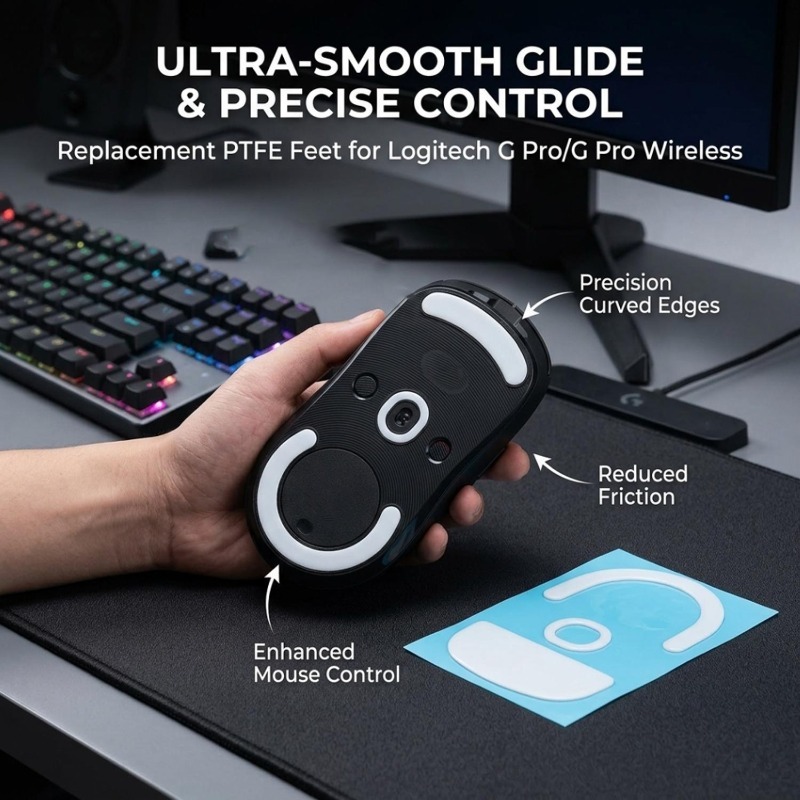 1-3Pack Wireless Mouse Skates  - Gaming Accessories Logitech 리뷰 및 가격