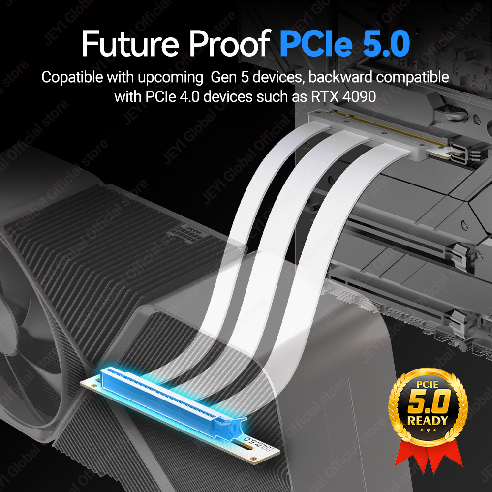 JEYI PCIe 5.0 X16 Riser Cable  - Vertical Gpu Bracket 리뷰 및 가격