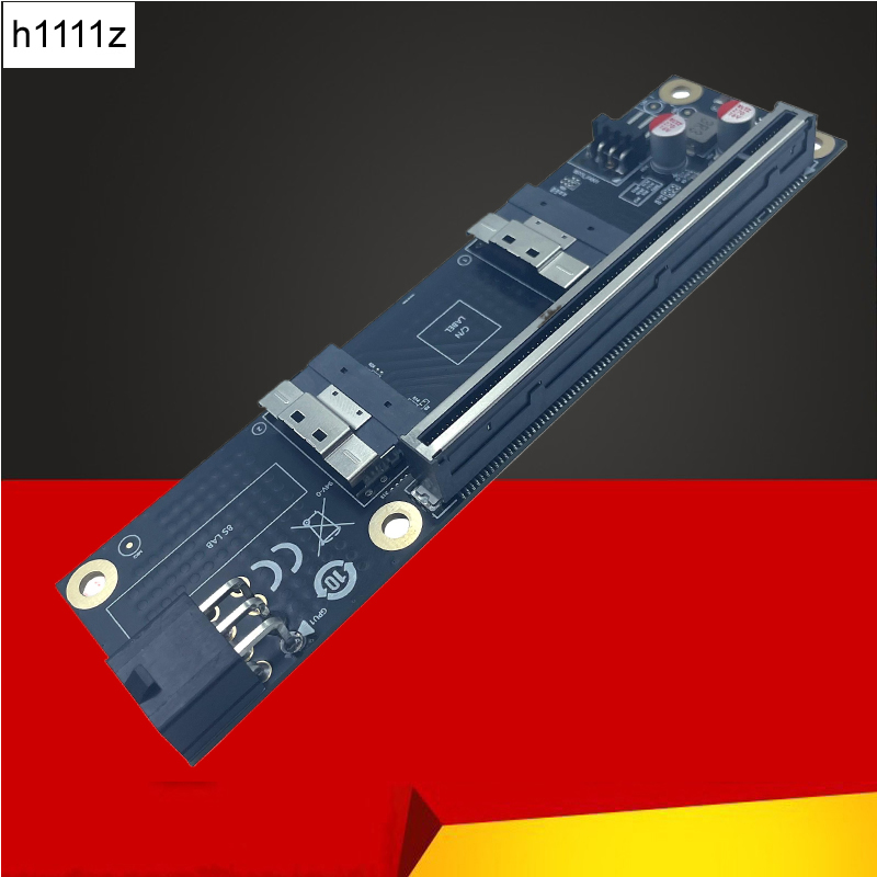 NEW 2 Port SlimSAS 8i x2 to PC - Vertical Gpu Bracket 리뷰 및 가격