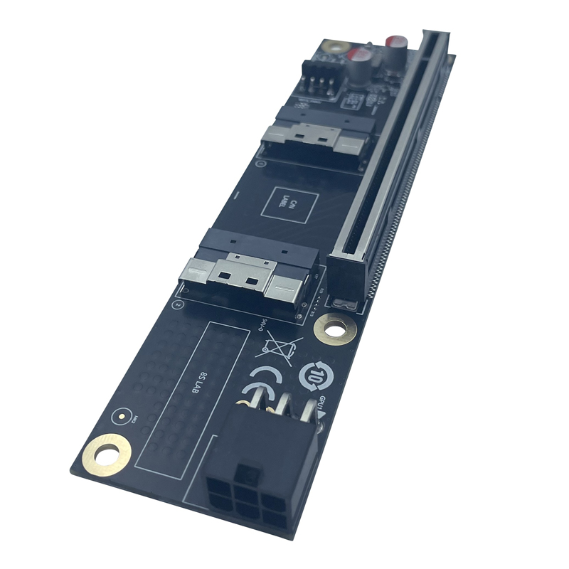 NEW 2 Port SlimSAS 8i x2 to PC - Vertical Gpu Bracket 리뷰 및 가격