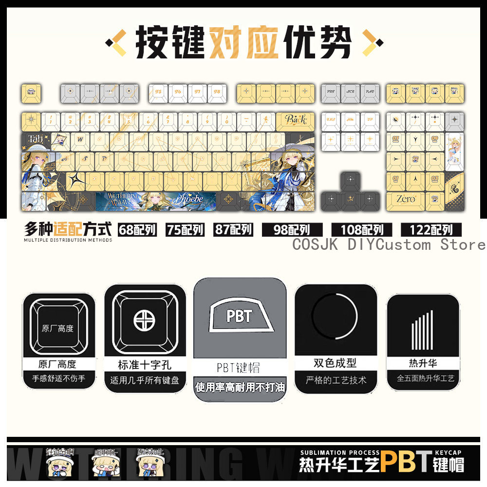 122 Keys Anime Phoebe Wutherin - Gaming Accessories Gamestop 리뷰 및 가격