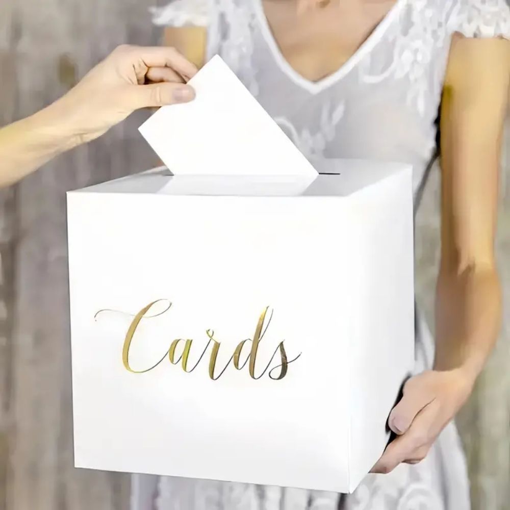 1set White Card Boxes Wedding  - Gaming Accessories Box 리뷰 및 가격