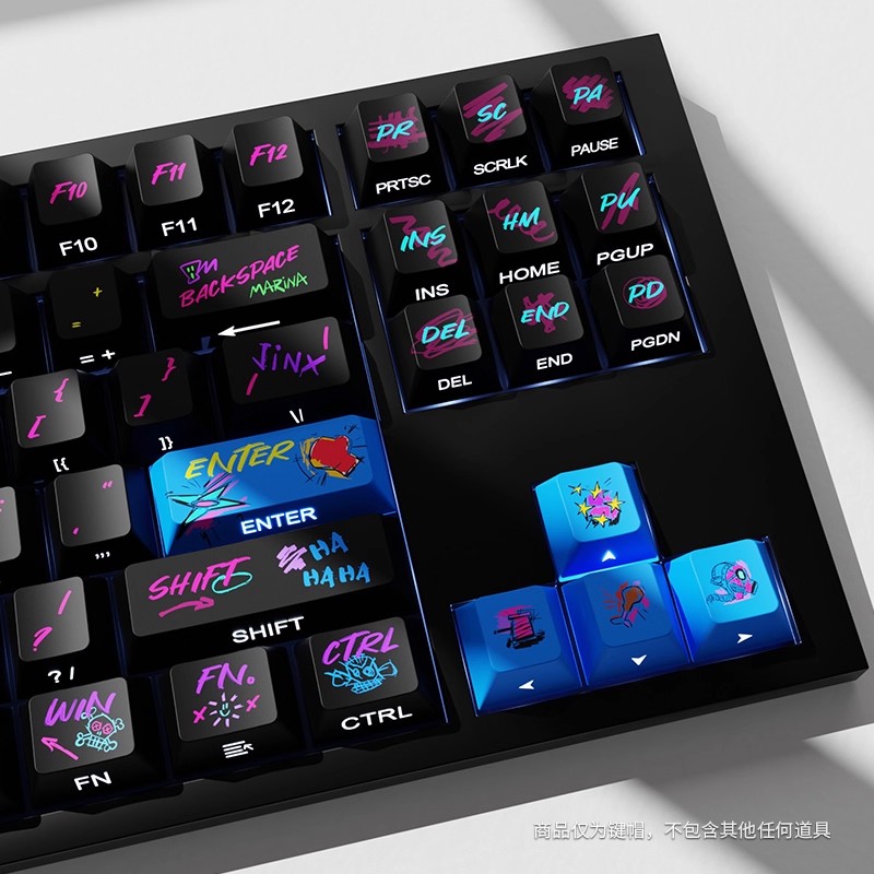 Arcane Theme Jinx Keycaps Cust - Jinx Gaming Accessories 리뷰 및 가격