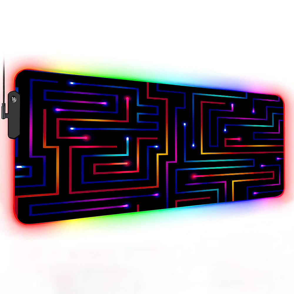 Xxl Mouse Pad 900x400 Neon Cir - Gaming Accessories For Pc Setup 리뷰 및 가격