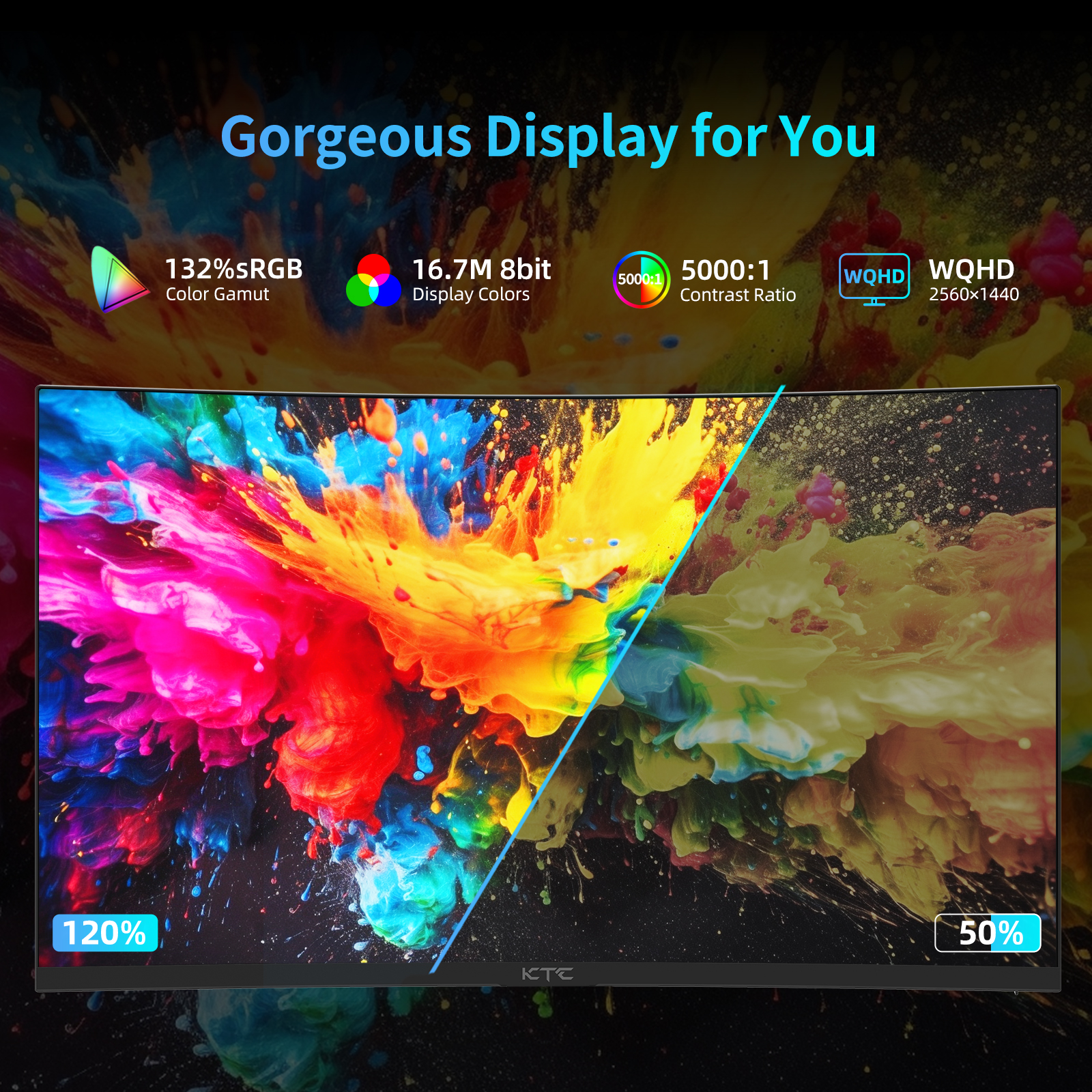 Ktc 27 Inch Wqhd 180Hz 1Ms Cur - Monitor 144Hz 27Inch 리뷰 및 가격